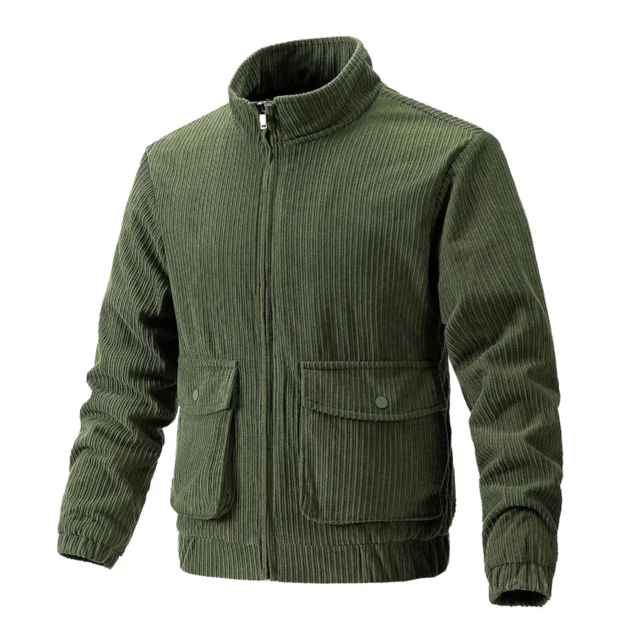 Veste Homme Hiver Col Montant Poches Avant