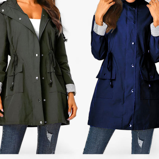 Veste Femme Chic à Manches Longues Boutonnée - LuxeStyle