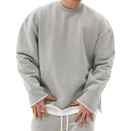 Pull Homme Classique Col Rond Confortable - LuxeStyle