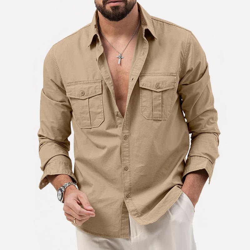 Chemise Homme Militaire Casual