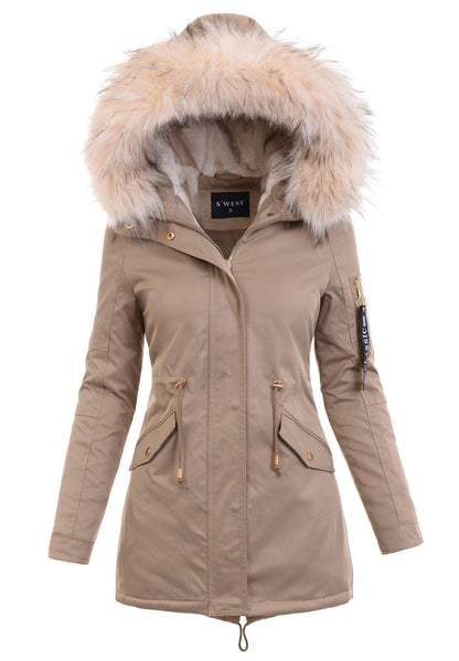 Veste Femme Élégante Taille Cintrée Avec Poches - LuxeStyle
