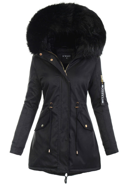 Veste Femme Élégante Taille Cintrée Avec Poches