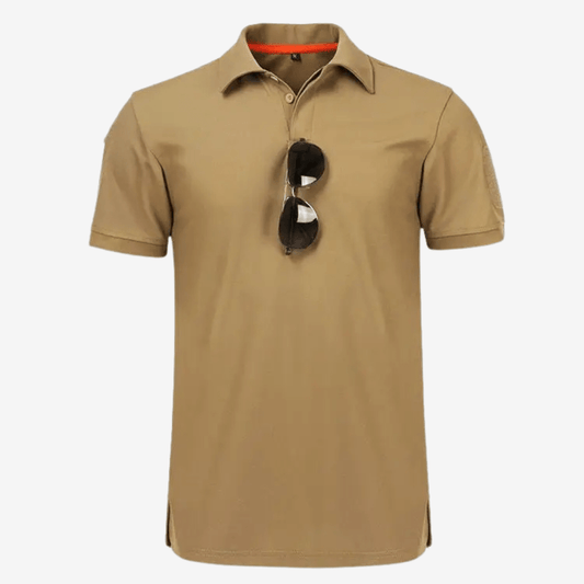 Polo léger à manches courtes pour homme - luxestyle