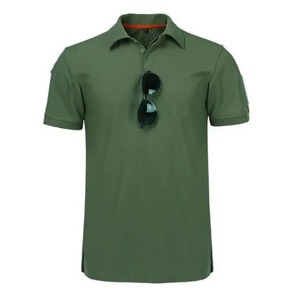 Polo léger à manches courtes pour homme