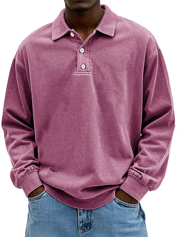 Chemise Élégante Manches Longues Style Rétro