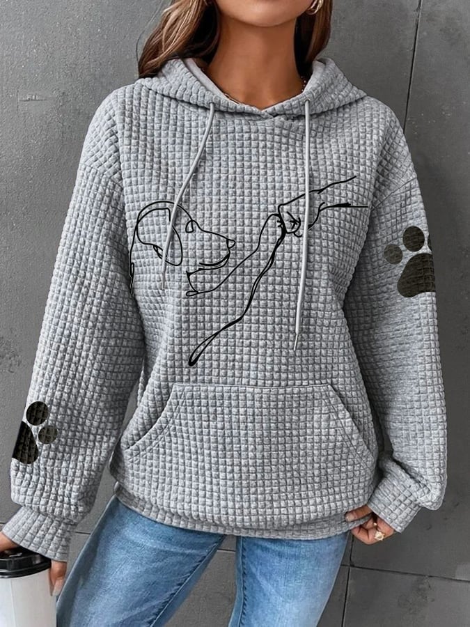 Sweat À Capuche Douillet pour Hiver