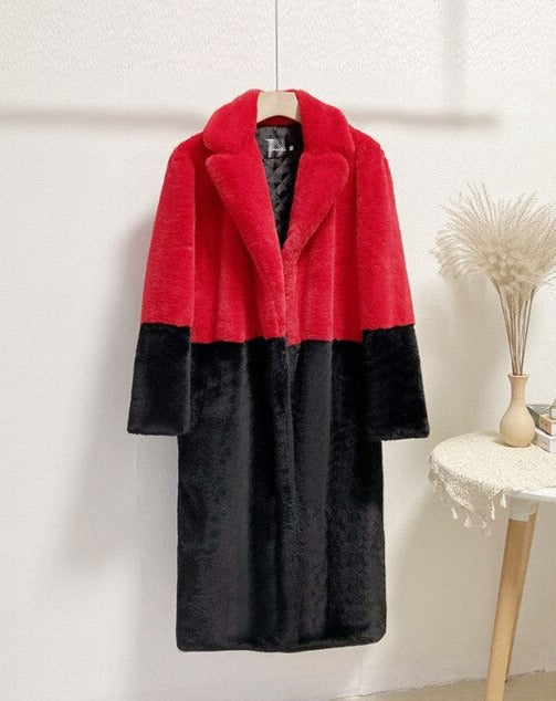 Manteau Femme Hiver 2 Couleurs Élégant