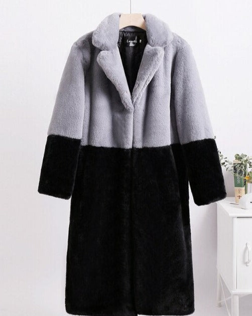 Manteau Femme Hiver 2 Couleurs Élégant