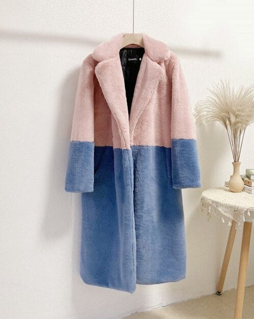 Manteau Femme Hiver 2 Couleurs Élégant