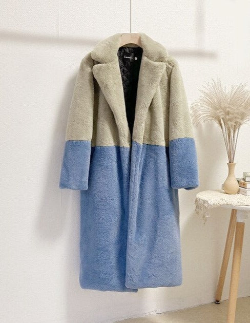 Manteau Femme Hiver 2 Couleurs Élégant