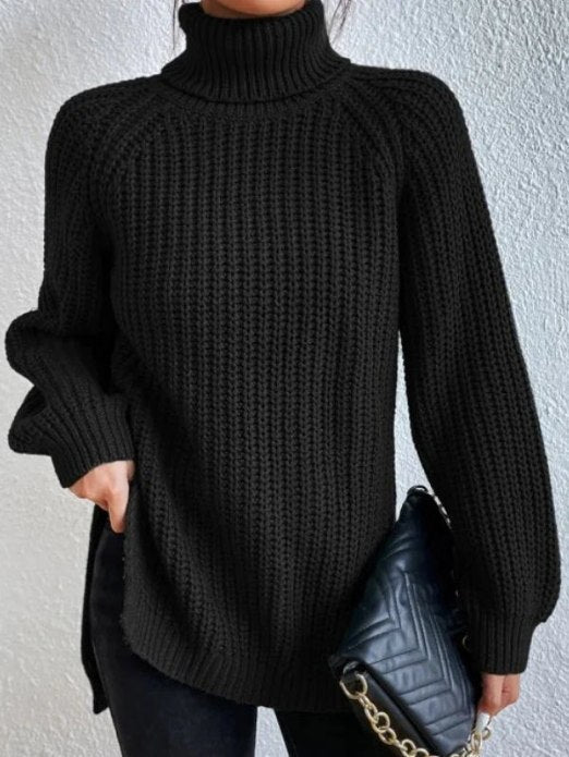 Pull Col Roulé Féminin - Maille Douce et Chaud pour Femme - LuxeStyle