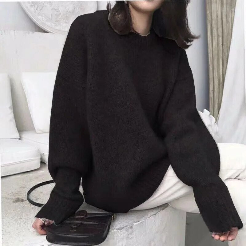 Pull Femme Manches Longues Confortable Quotidien