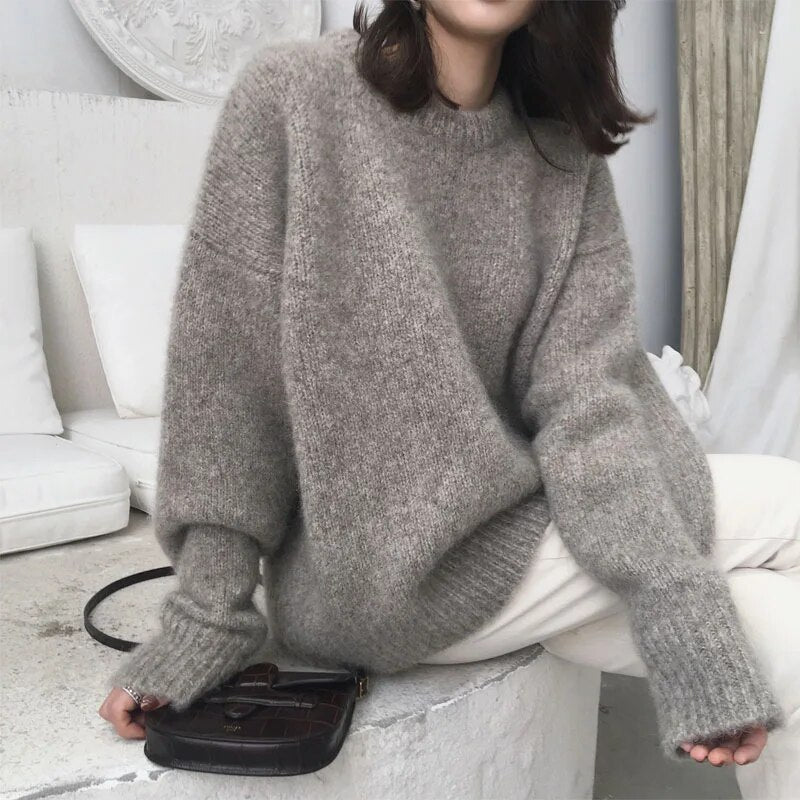 Pull Femme Manches Longues Confortable Quotidien