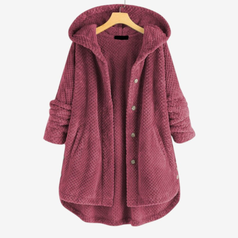 Veste à Capuche Femme Hiver avec Poches