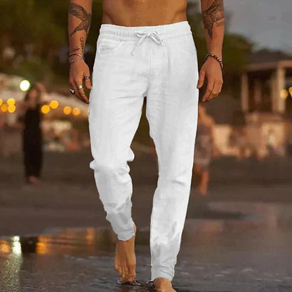 Pantalons Lin Homme Élégants