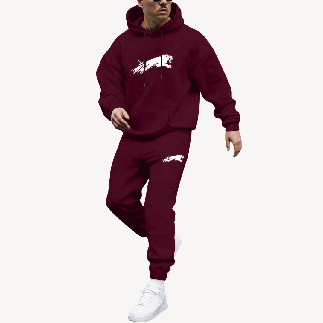 Tenue Décontractée Homme - Sweat à Capuche et Pantalon Sport