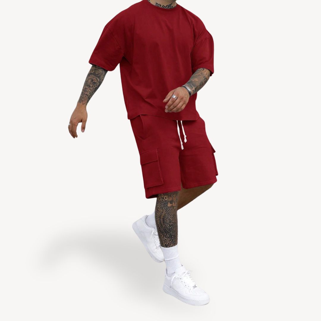 Tenue décontractée coton homme été