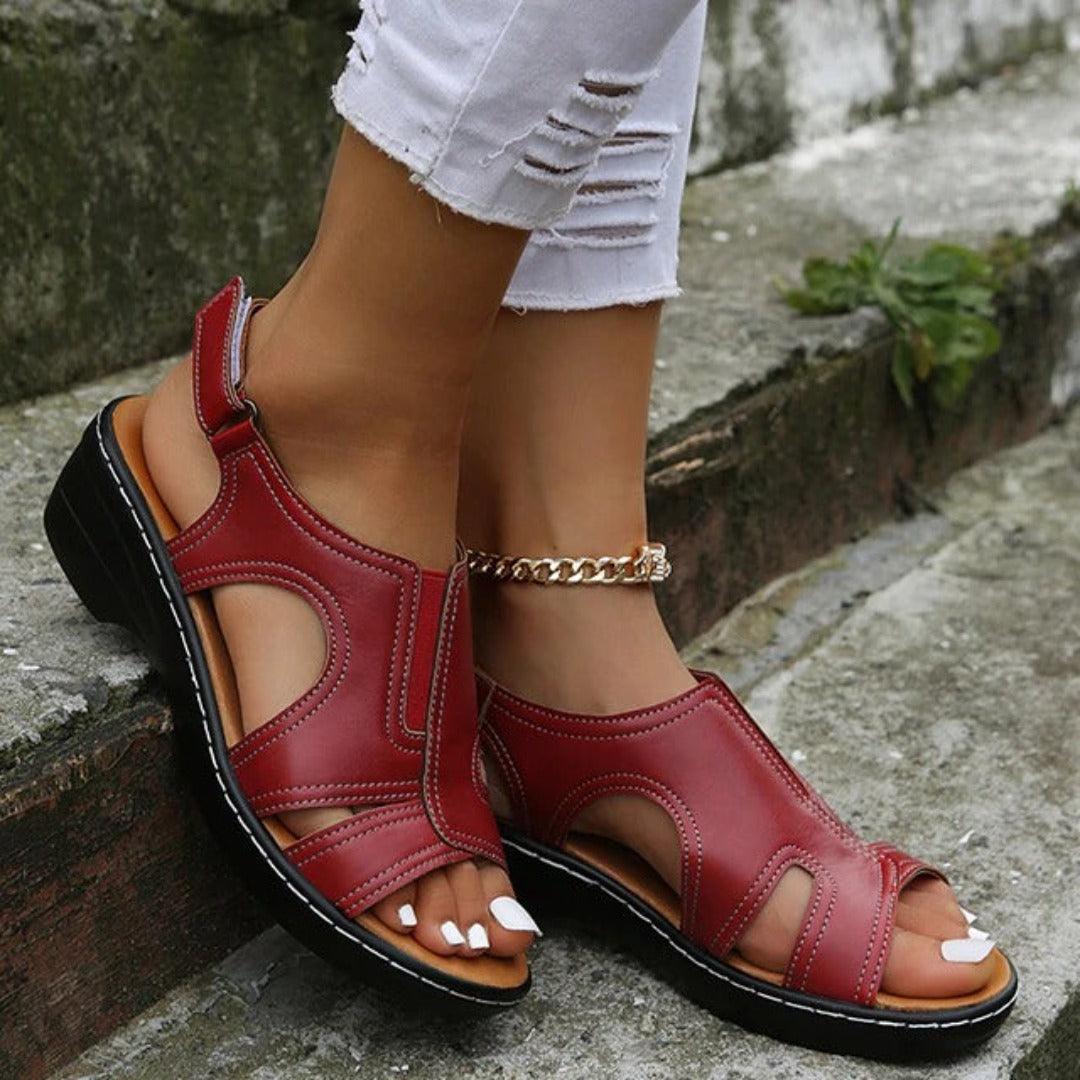 Sandales Femmes Confort Bout Ouvert à Talons Plats