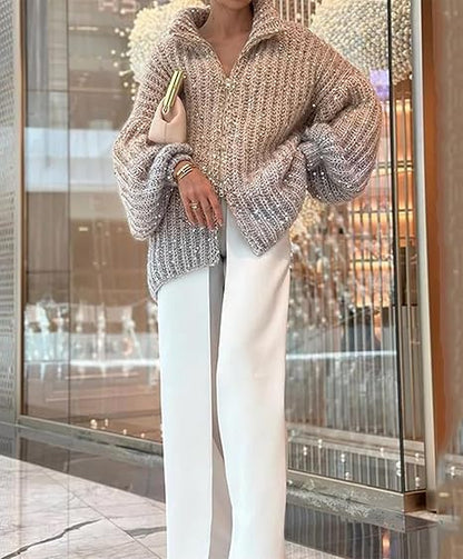 Gilet Femme Chic Pailleté Élégant