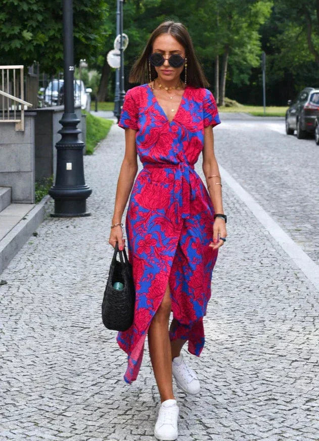 ÉléganceDouce™ – Robe Longue Femme Fluide Confortable et Polyvalente