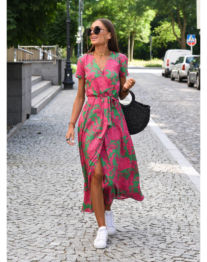ÉléganceDouce™ – Robe Longue Femme Fluide Confortable et Polyvalente