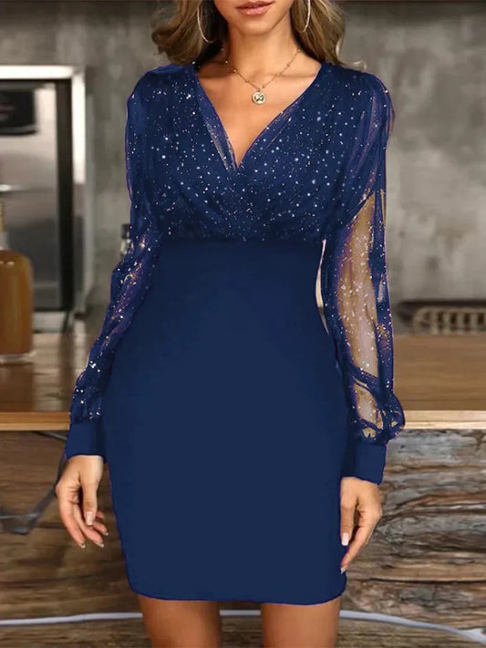 ÉléganceFemme™ – Robe Femme Longue au Col en V