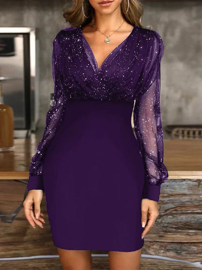 ÉléganceFemme™ – Robe Femme Longue au Col en V