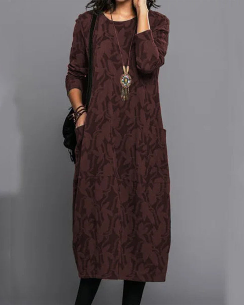Lucia™ – Robe Femme Chic en Laine Douce et Polyester Résistant