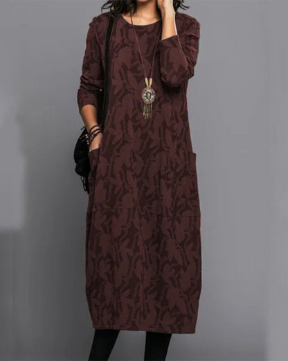 Lucia™ – Robe Femme Chic en Laine Douce et Polyester Résistant