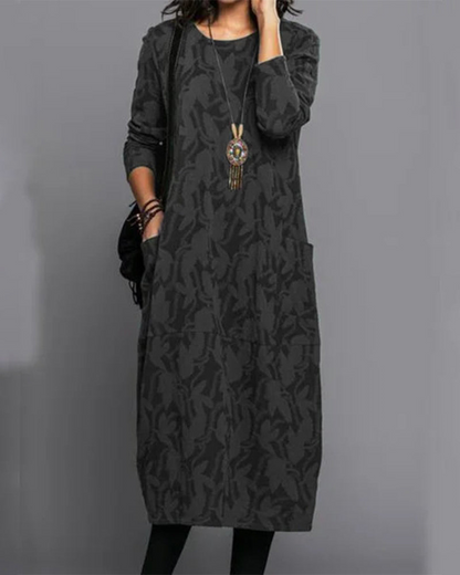 Lucia™ – Robe Femme Chic en Laine Douce et Polyester Résistant