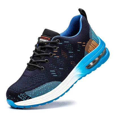 Baskets de running noir et bleu confortables - LuxeStyle