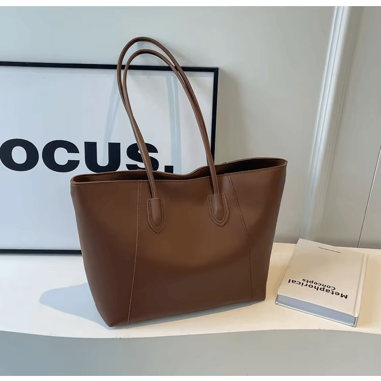 Sac à Main Grande Capacité en Cuir Imité pour Femme