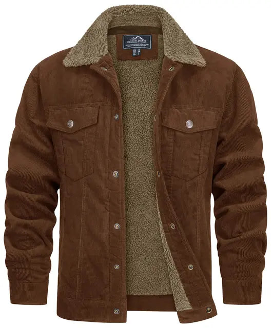 Veste Velours Doux Élégante pour Homme - LuxeStyle
