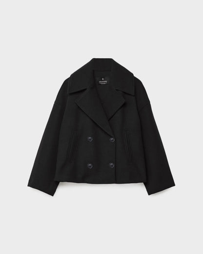 Veste Femme Hiver – Veste Courte Douillette en Laine pour Femme