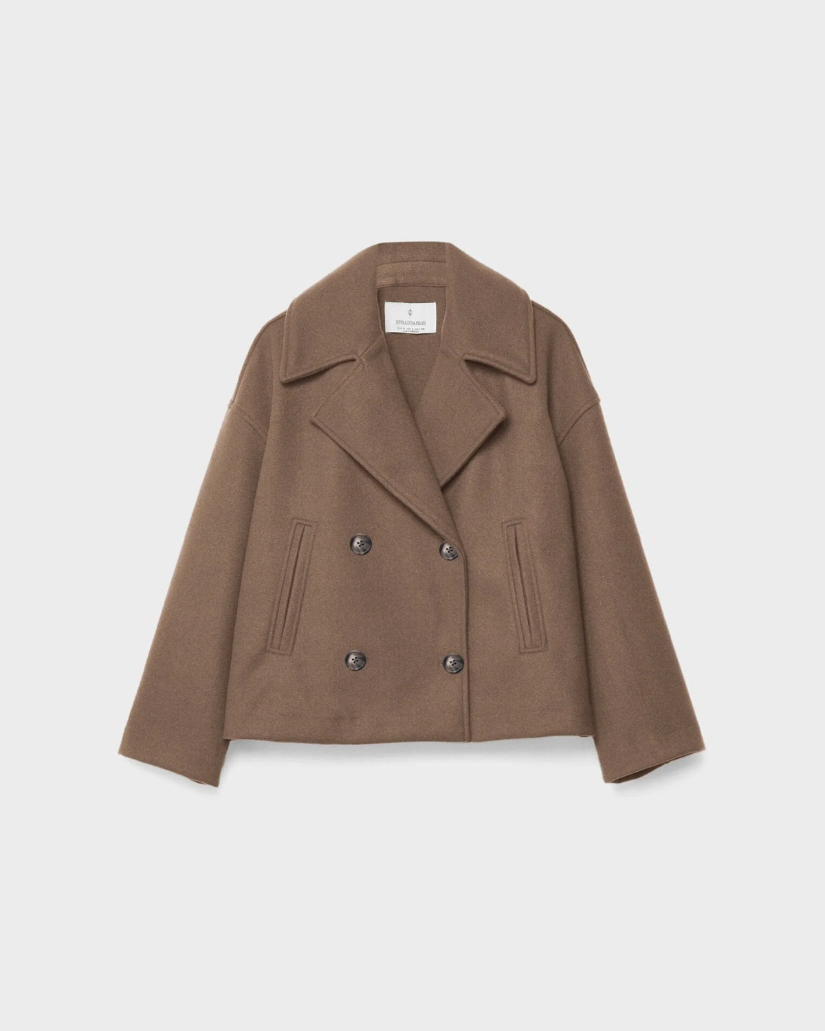 Veste Femme Hiver – Veste Courte Douillette en Laine pour Femme