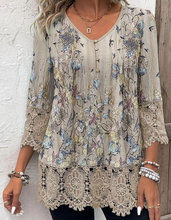 Top Féminin Manches Longues Élégant - luxestyle