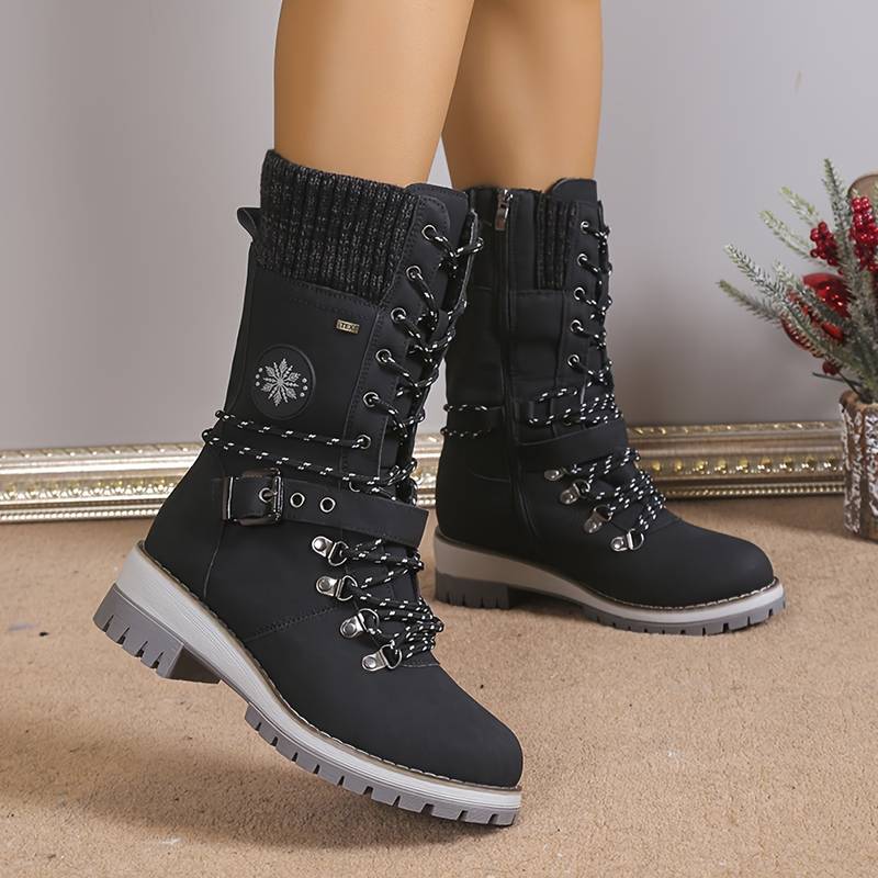 Bottes Genou Haut Comfort avec Semelles Douces - LuxeStyle