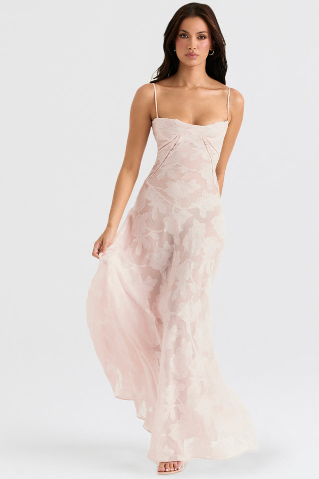 Robe de soirée dentelle élégante pour femme