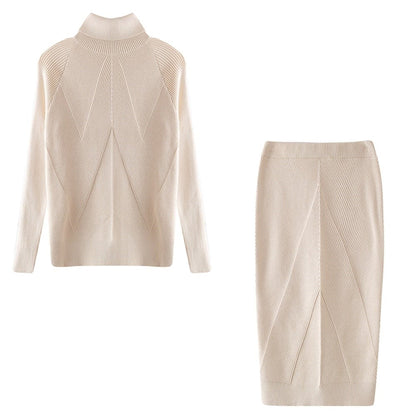 Ensemble Deux Pièces En Tricot Pour Femme | Hiver