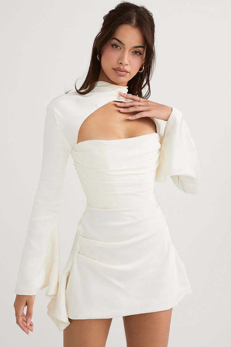 Robe Courte Élégante pour Femme avec Découpes Séductrices - LuxeStyle