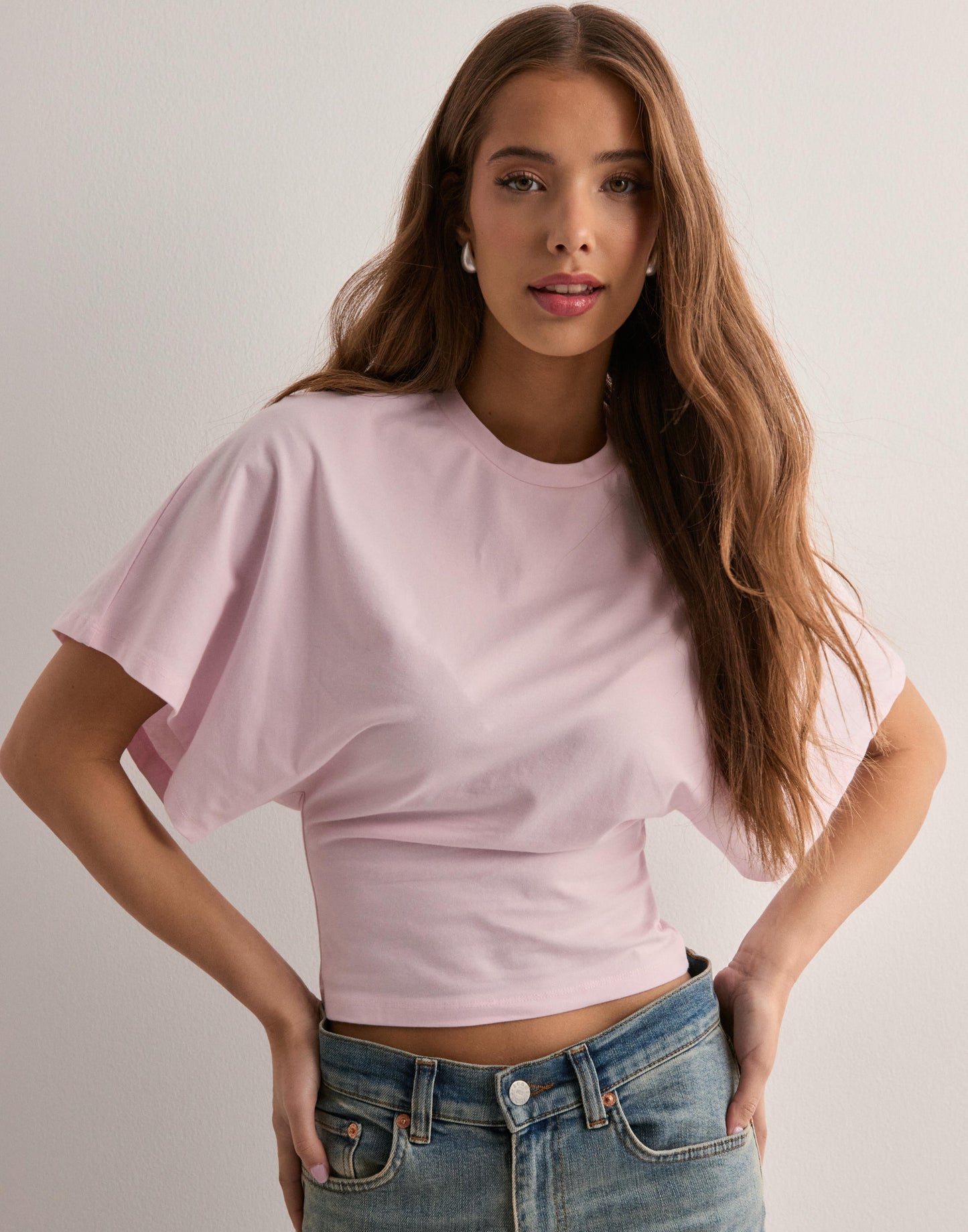 T-Shirt Féminin Chic - Débardeur Élégant avec Manches Amples