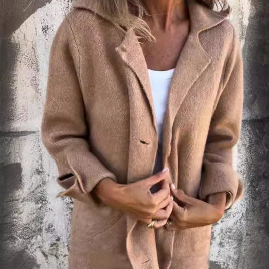 Manteau Femme Hiver Laine Châle Élégant - LuxeStyle