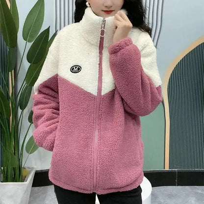 Veste Hiver Douillette avec Capuche Réglable