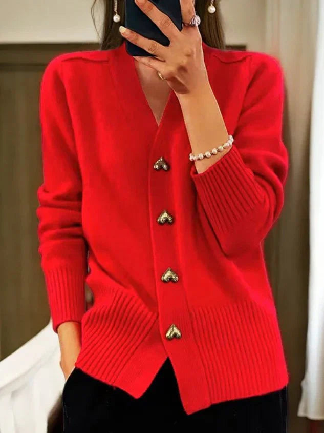 Gilet Femme Élégant en Maille - Cardigan Chic sans Manches pour Toutes Saisons