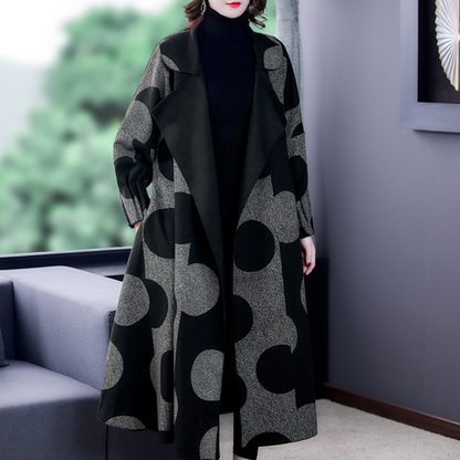 Manteau Femme Hiver Long Élégant avec Ceinture - LuxeStyle