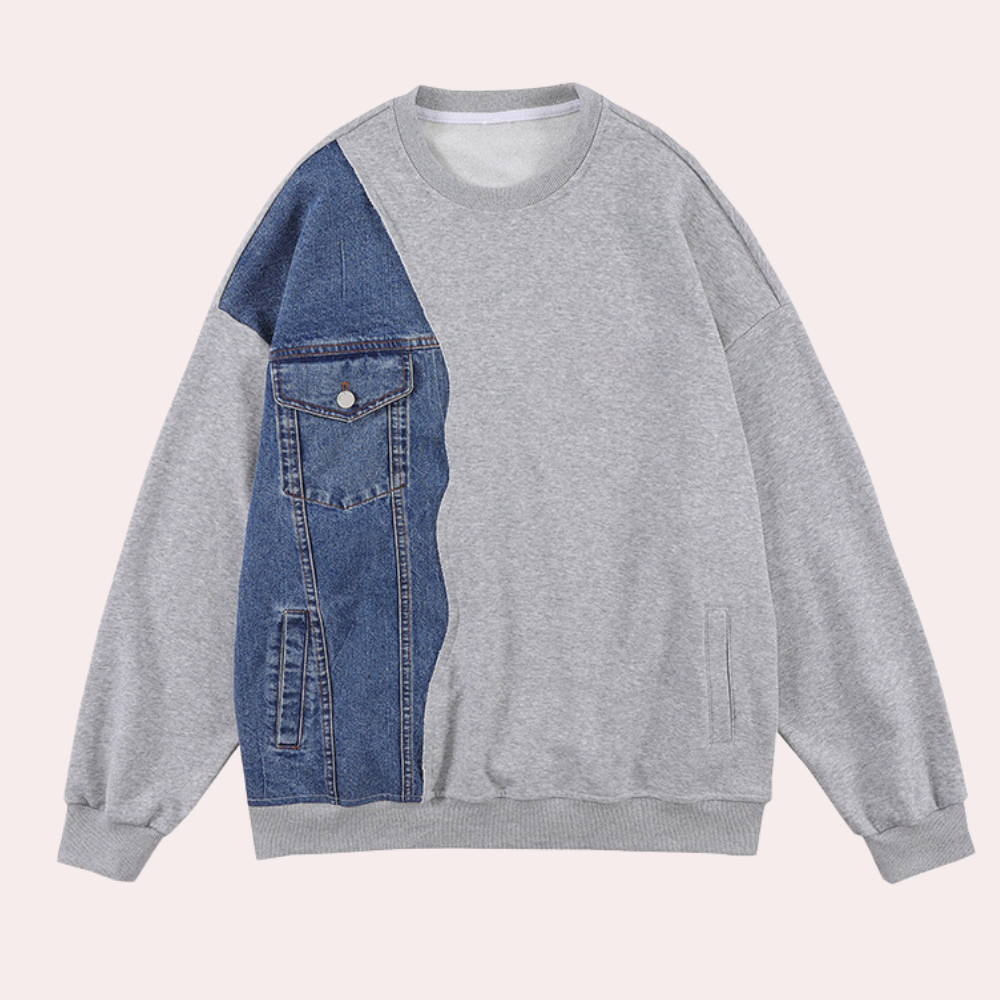 JOEL - Pull d'hiver pour hommes inspiré du denim