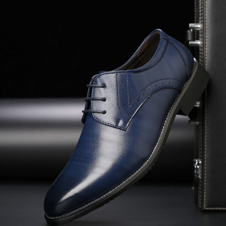 Chaussures Mariage Élégant Homme Lacets Cérémonie