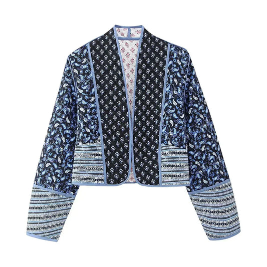 Veste Femme Hiver Doublée avec Poches Réversibles - LuxeStyle