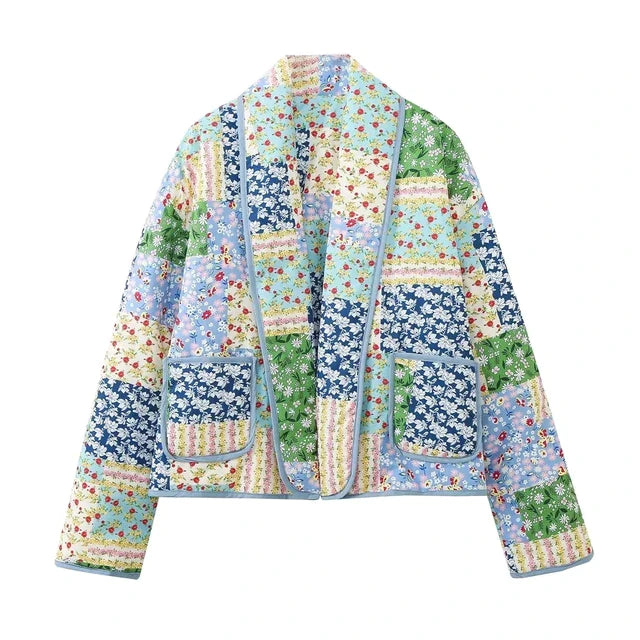 Veste Femme Hiver Doublée avec Poches Réversibles