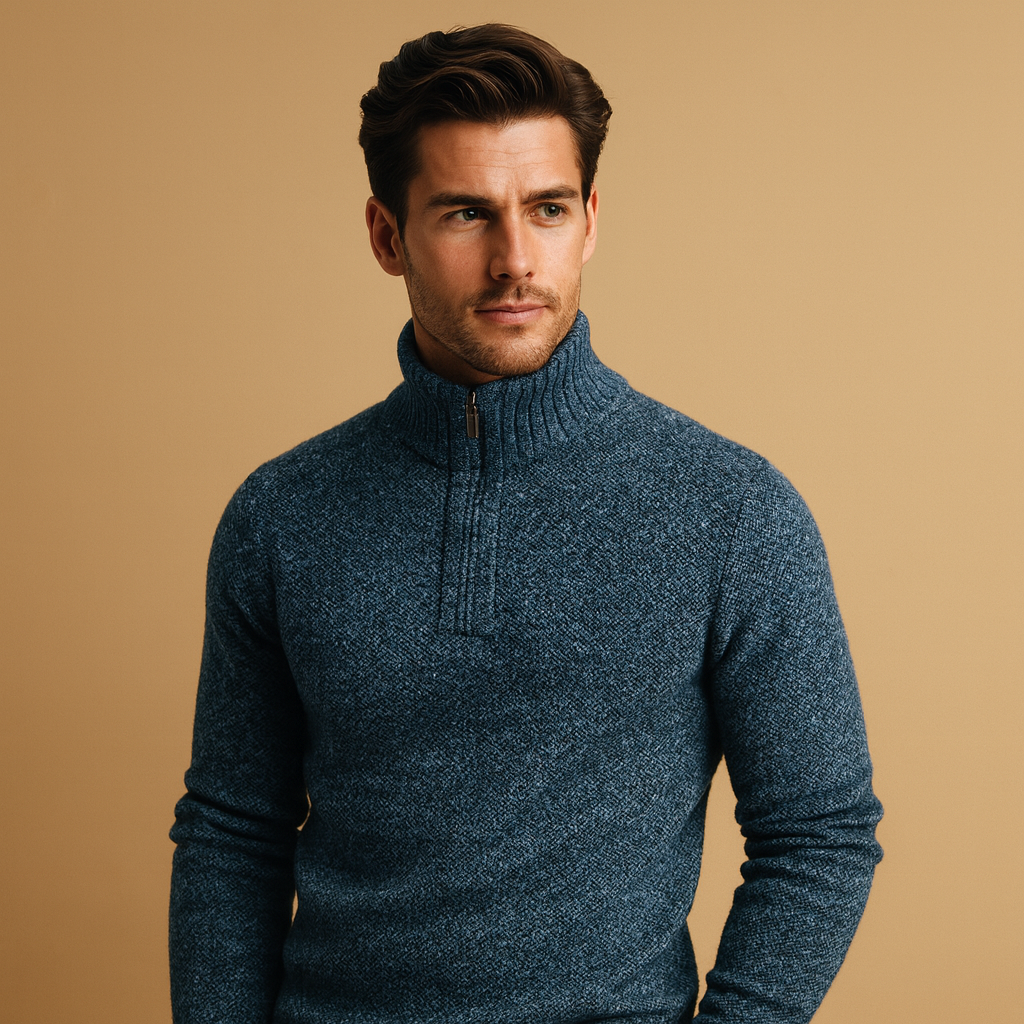 Pull Homme Col Rond Chaud et Confortable